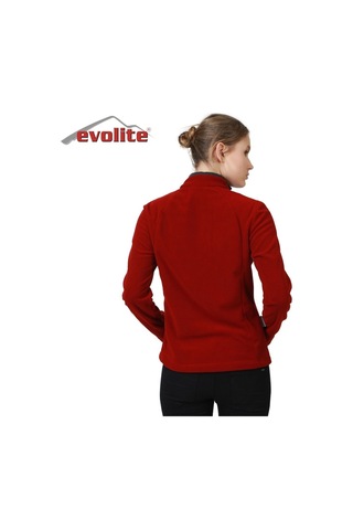 Evolite Fuga Kadın Mikro Polar Sweater - Bordo Çok Renkli
