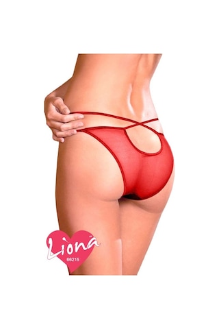 Liona Bayan Kadın Transparan Seksi Fantazi Iç Giyim Külot Tanga