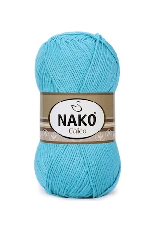 Calico- 03792 Turkuaz- 5'li Paket - 100gr/240m - El Örgü İpi - Amigurimi-hırka- Kazak- Şal-bebek İpi