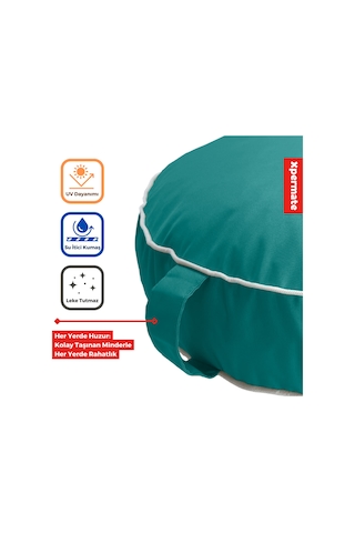 Xpermate Fermuarlı Kedi Köpek Minderi Kedi Köpek Yatağı Turkuaz