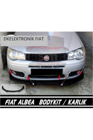 Fiat Albea Ön Tampon Eki Bodykit Karlık Lip 123pionablackalbea
