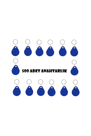 Electrimax Tag Manyetik Anahtarlık - 500 Adet Proximity Anahtarl