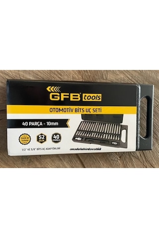 Gfb Crvs2 Çelik 40 Parça Tork Set Otomotiv Seti T55 Tork Seti 12 Alyan Seti
