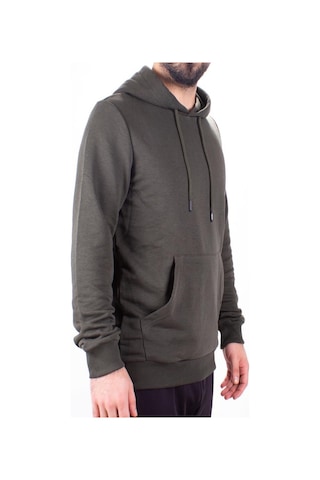 Twister 2732 Haki Kapüşonlu Erkek Sweatshirt Haki