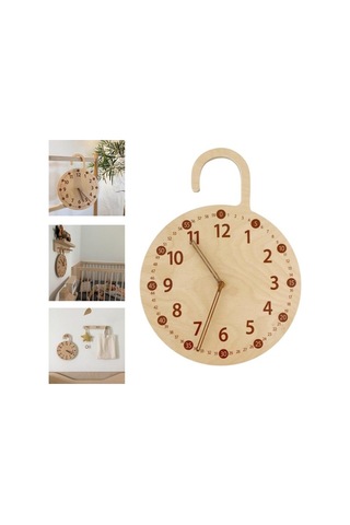 Pazly Suntek Saati Pille Ofis Modern Duvar Dijital Çalışan B2 Ahşap-b2 Ahşap Fp Çok Renkli