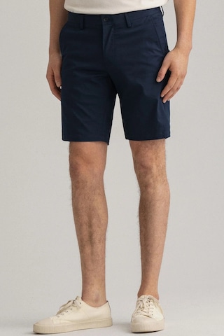 Gant Men's Slim Fit Woven Bermuda Navy Shorts Erkek Dokuma Bermuda Şort Lacivert