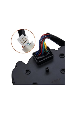 Motion003 7 Renkli Ayarlanabilir Evrensel Lcd Dijital Hızometre Siyah Abs Malzeme Motosiklet Gösterge Paneli