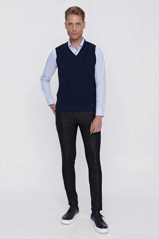 Efor Süveter 01 Slim Fit Lacivert Süveter Triko Lacivert