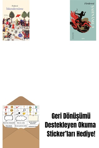 İskendernâme Ciltli + Şahnâme 3 + Okuma Sticker'ları