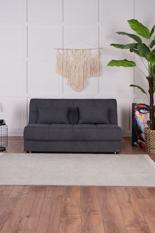 Kilim Mobilya Robin Iki Kişilik Yatak Olabilen Koltuk Antrasit Antrasit