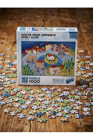 Hüseyin Rahmi Gürpınar'ın Renkli Alemi 1000 Parça Puzzle Yap-boz
