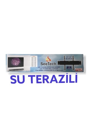Led Tv Lcd Tv Duvar Askı Aparatı 94 140Cm 37 55 İnc Su Terazili