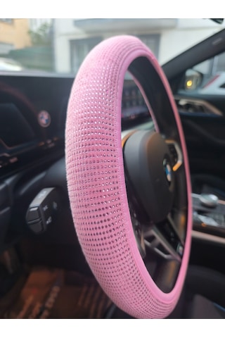 Replax Pembe Direksiyon Kılıfı Elastik 38 Cm Taşlı Diamond Pembe 1842052 Pembe