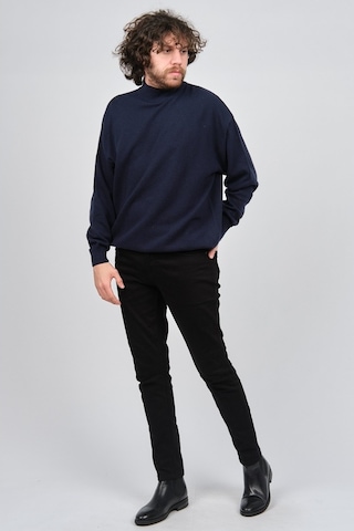 Ida Erkek Lambswool Yarım Balıkçı Kazak 0593161 Lacivert Lacivert