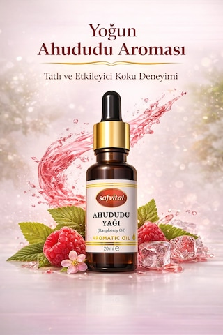 Ahududu Yağı 20 Ml Aromatik Yağ Yoğun Meyve Kokusu Cilt Saç Ve Ortam İçin Keyifli Kullanım