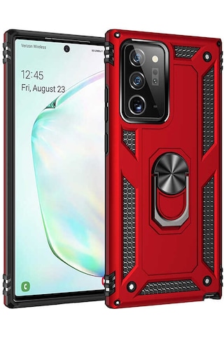 Galaxy Note 20 Ultra Uyumlu Zore Vega Kılıf-kırmızı Kirmizi