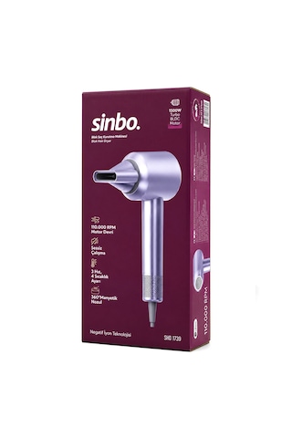 Mavi Bldc Turbo Motor Saç Kurutma - Şekil Makinesi 1500w 3-kdm.hız 4-kdm.ısıayar Sıcak-ılık-hafif-soğuk Shd-1739 Akl