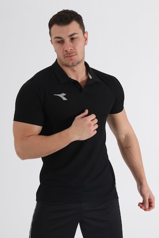 Diadora Alto Kamp Polo T-Shirt Siyah