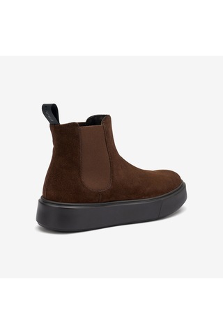 Cacao Dark Brown Bot Kadın 41c2 Frau Waxy Chelsea Boot Acı Kahverengi
