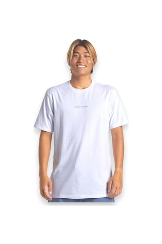 Quiksilver Aqyzt09539 Surf Safari Moe Beyaz Erkek T-shirt Beyaz