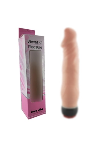 Truva Shop Waves 19 Cm Titreşimli Süper Realistik Vibratör Kalın Penis Dildo