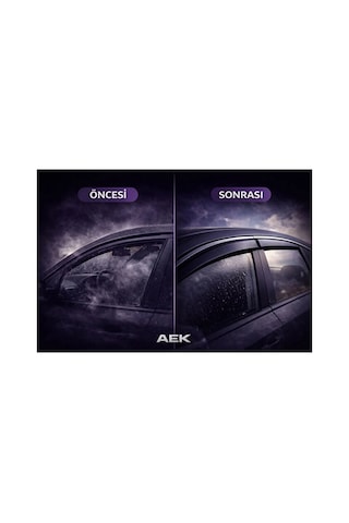 Fiat Egea Sedan 2015+ Araca Özel Kromlu Cam Rüzgarlığı Premium A+