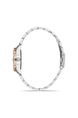 Ferro 33 mm Rose ve Gümüş Çelik Kordon Kadın Kol Saati FL21295A-E FL21295A-E