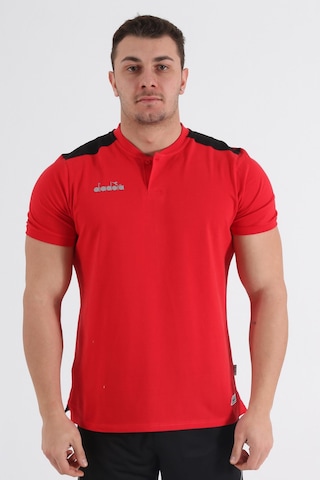 Diadora Muline Bebe Yaka T-Shirt Kırmızı