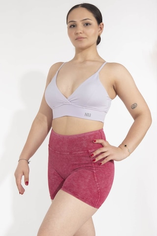Nature The Brand Kadın Dikişli Dekolteli Sporcu Sütyeni - Hızlı Kuruyan,yoga Bra,toparlayıcı Bra,antreman Bra Beyaz