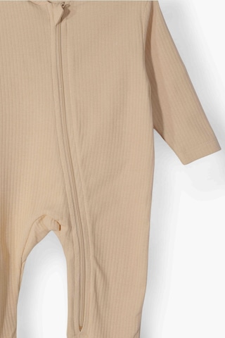 Luess Unisex Bebek Rahat Kalıp %100 Pamuklu Mevsimlik Tulum -krem 0-3 Ay 6-9 Ay Krem