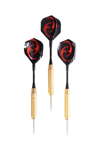 Delta Dart Oku 3'lü Set Çelik Uç + Pirinç Gövde+Renkli Kanat 24 G