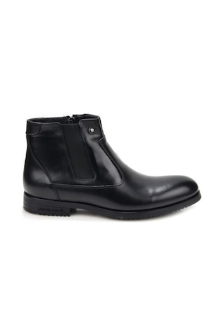 Pierre Cardin 1196063 Hakiki Deri Erkek Klasik Günlük Bot Siyah