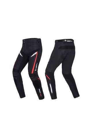 Ghost Racing GR-K06 Oxford Kumaş Unisex Yarış Motosiklet Pantolon Siyah