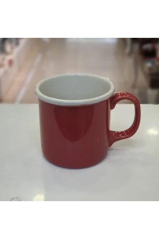 Aryıldız Patara Kırmızı Porselen Mug Bıg Kupa