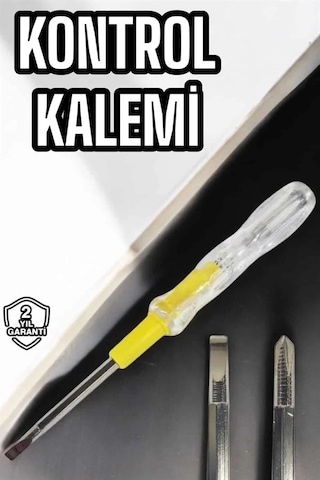 Ceylan Adam Test Cihazı Kontrol Kalemi Çift Başlıklı Şeffaf Elektrik Testi