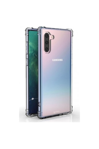 Blogy Galaxy Note 10 İle Uyumlu Crystal Fit Kılıf Crystal Clear