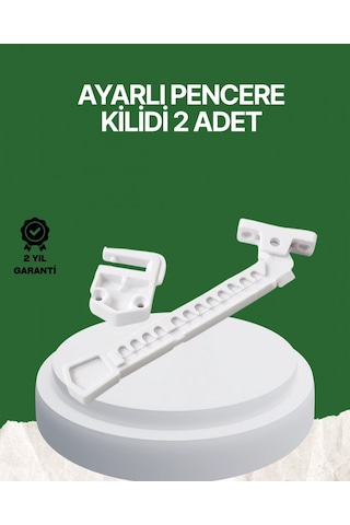 Çocuk Ve Evcil Hayvanlar İçin Pencere Emniyet Kilidi 2 Adet Çok Renkli