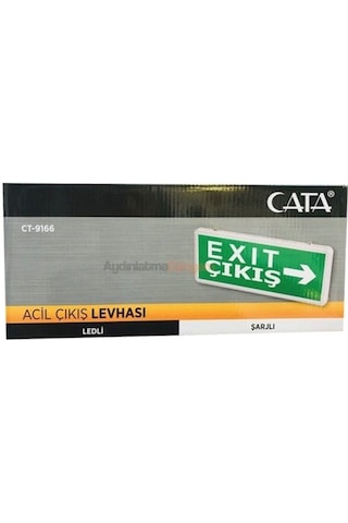 Cata 3 Saat Şarjlı Exit Armatür Ct-9166