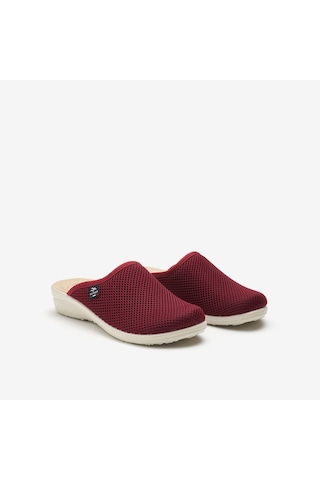 6014-burgundy Terlik Kadın T4 368 Fe Anoia Fly Flot Cloth Slipper 6037-avio / 6014-bordo
