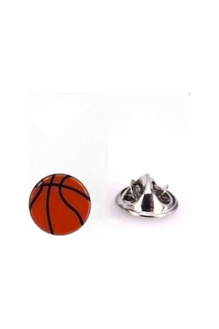Herşey Nota Basketbol Topu Yaka İğnesi Rozet Çok Renkli