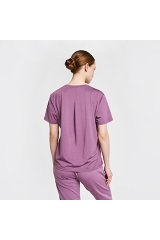 Lescon Kadın Antrenman Kısa Kol T-shirt 26b-2067 Vıolet