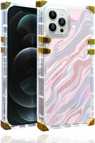 Apple Uyumlu iPhone 13 Pro Kılıf Zore Ples Kapak Pembe