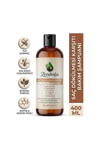 Zendoğa Yoğun Biotin & Kafein Kompleks Dökülme Karşıtı Şampuan 400 ML