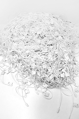 1000 Adet Beyaz Plastik Kilitli Etiket İpi