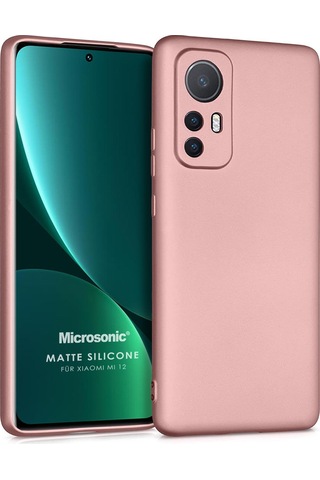Microsonic Matte Silicone Xiaomi Mi 12 Lite Kılıf