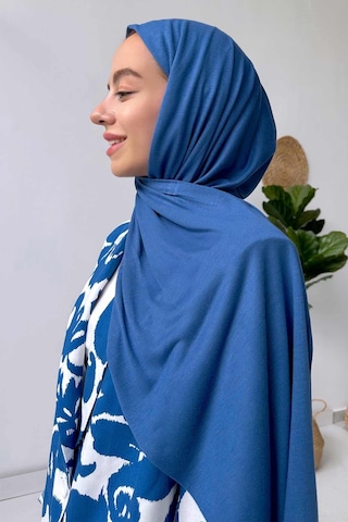 Ka Hijab Penye Şal - İndigo Mavi