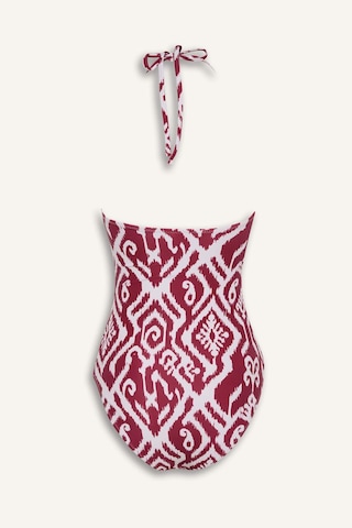 Defacto Etnik Desenli Boyundan Askılı Mayo-fall İn Love E3296ax25smbr285 Bordo