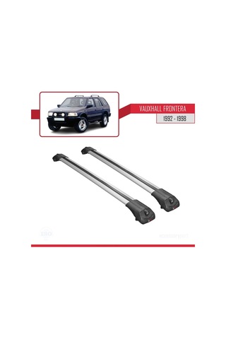 Vauxhall Frontera 1992-1998 Arası İle Uyumlu Ace-1 Ara Atkı Tavan Barı Gri