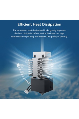 Jeemson Creality Ender-3 V3 Se Isı Başı Seti: Bakır Alaşımlı 0.4mm & 0.6mm Nozzle, 250mm/s Hızlı Yazdırma, Etkin Soğutma, 1.75mm Filament Desteği