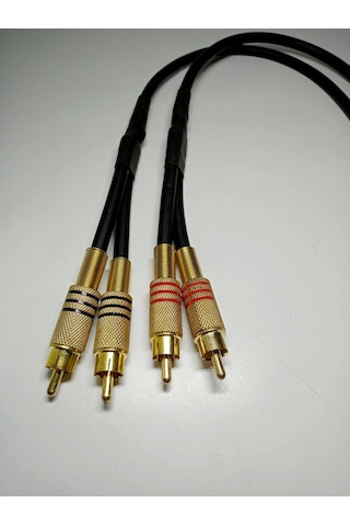 Ysn Sounds Bakır Y Kablo - El Yapımı %100 Bakır Kaliteli Y Kablo - 2 Adet